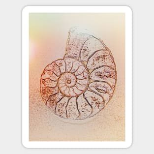 Ammonite Sticker